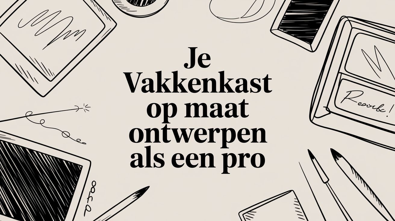 Je vakkenkast op maat ontwerpen als een pro