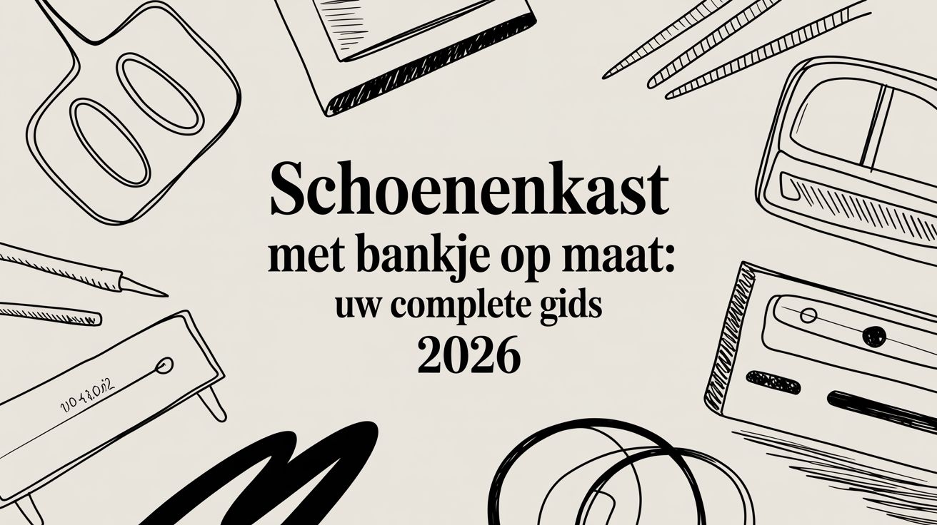 Schoenenkast met bankje op maat: Uw complete gids 2026